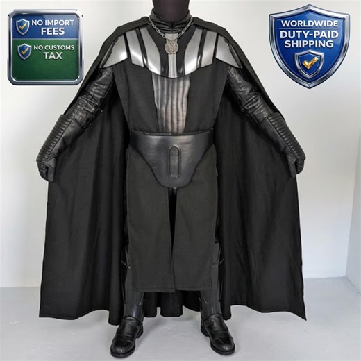 Darth Vader Inspired Cosplay Costume, Halloween With Full Sith Lord Armor Set - Etsy