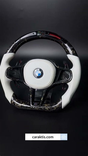 Upgrade to Pure Luxury! Custom BMW LED Carbon Fiber Steering Wheel 🏎️✨ #BMW #shorts