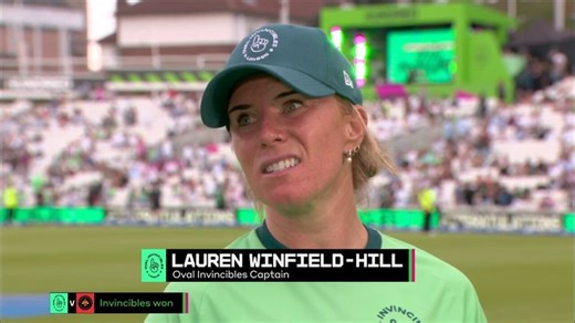 Lauren Winfield-Hill: Nearly a complete performance for Oval Invincibles in opening match