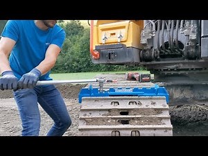 How to fit HETTEC® Track Claws on an excavator track