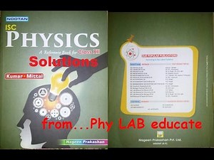 Q.5) Chapter 1: Electric Charges and Fields | Solution to numerical problem from Nootan ISC Physics