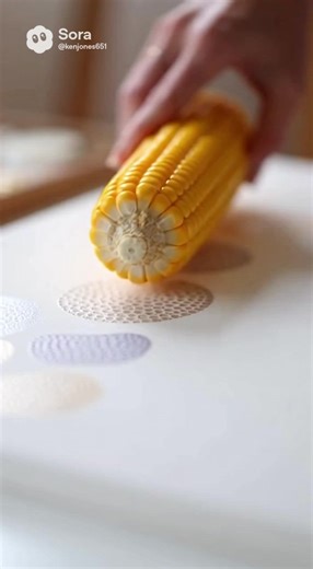 Soft corn pore art | Satisfying Art