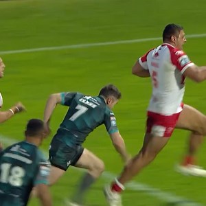 😁 It just had to be! 🏅 Ryan Hall's record breaking try was the #OURLEAGUE Try of the Week winner with over 50% of the vote! | Rugby Football League