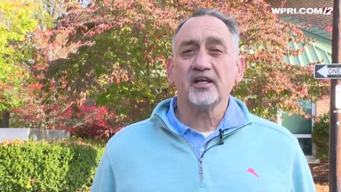 VIDEO NOW: Incumbent Woonsocket Mayor Christopher Beauchamp votes