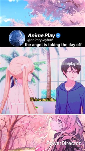 the angel is taking the day off 🤭