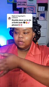 Goodnight 🥀 Here's a vampire goth look 🫶🏾. Cut off half a brow for this look 🥀🥀. Palettes Used: @winkwithinkllc the journey with ink Lashes: @elevenlashes Foundation: @urbandecaycosmetics 34 medium neutral face bond Wig : @wowwwbeautyhair #explore #trending #vampire #vampy #vampymakeup #gothaesthetic #goth #blackandred #helena #mychemicalromance #makeupreels #makeupvideos #makeupgoals #asethetic #vampiremakeuplook #curlyhair #darklips #piercings #makeupideas #makeuptransition #transitions #