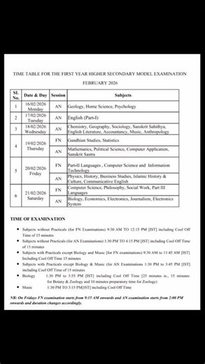 PLUS ONE MODEL EXAM TIMETABLE vannu 😭😱🥵