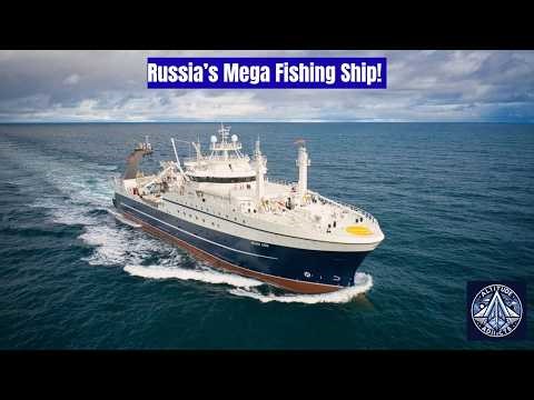 Russia’s 109m Super Trawler Is Changing Fishing Forever - ST-192 Floating Fish Factory