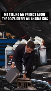 Y’all are gonna hear about our Oil Change Kits whether you like it or not 🤣 Premium filters, top-tier oil, and zero hassle—because your rig deserves the best. Who’s listening? | Doc's Diesel