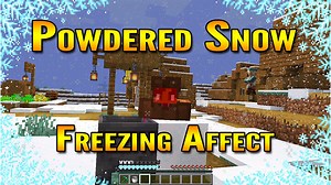 Minecraft 1.17 Cave Update Snapshot 20w46a | Powered Snow and Freezing Affect! Minecraft Blog