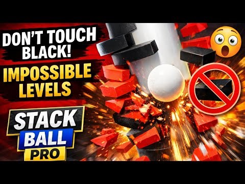 🔴 Stack Ball Impossible Level Challenge | Can I Reach the Bottom? 😱
