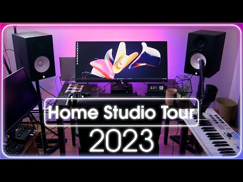 HOME STUDIO TOUR 2023 | Minimal Studio Setup