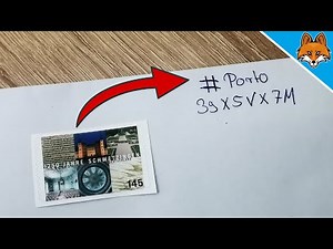 Schreibe DIESEN Code auf den Brief und du brauchst NIE WIEDER Briefmarken 💥