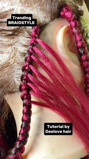 Tree braids tutorial #trending #cornrowbraids #tutobraids