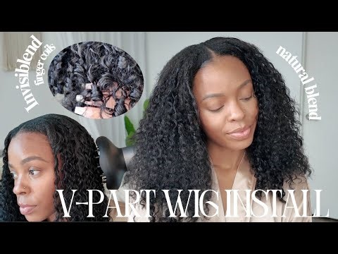 *UPGRADED* Invisiblend V-Part Wig | Natural Hair Blending Secrets! 🤫 Ft. Unice Hair ♡