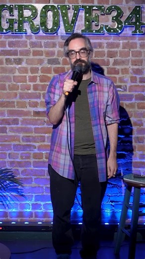 I did a set at Grove 34 and this is a silly little part of it! Enjoy! #jokes #standup #comedy #funny #standupcomedy | Myq Kaplan