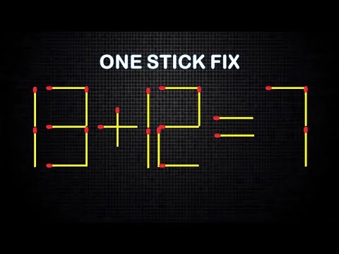 This Equation Is Wrong — But One Stick Fixes It