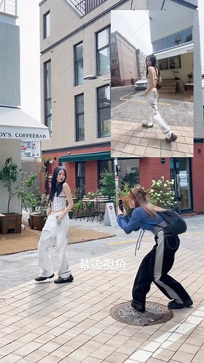 ‎CO (๑˃̵ᴗ˂̵)و‎ on Instagram: "Tag你的朋朋,下次出遊這樣拍🤩✌🏻🩶 #幕後花絮 大概轉了8圈而已 Outfit all by @_oiiv_ IG: @yasminhero"