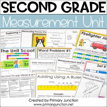 2nd Grade Measurement Lesson Plans Activities Worksheets Compare Estimate Length