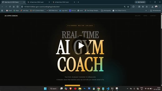 AI-Powered Gym Trainer and Fitness Coaching System with Computer Vision and AI | Hrishikesh Shinde posted on the topic | LinkedIn