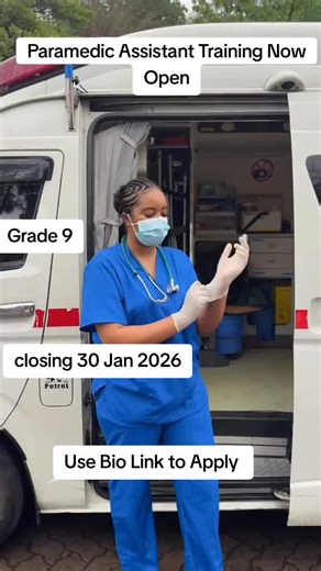 Paramedic Assistant Training Applications Open Now