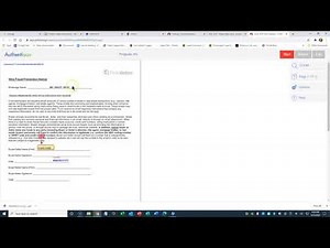 How to complete an Authentisign signing.