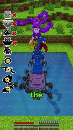 Deep Water vs Mob's Survive In Minecraft! ⛏️ #shorts