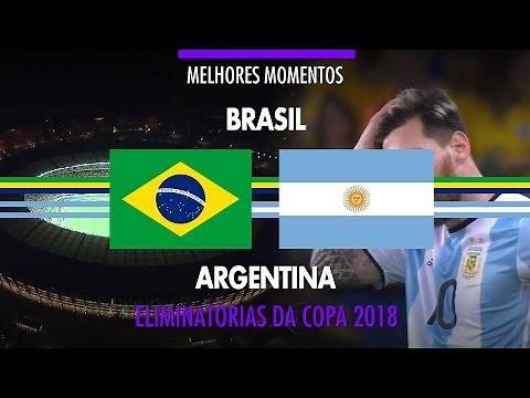 Highlights - Brazil 3 vs 0 Argentina - 2018 Fifa World Cup Qualifiers - 11/10/2016