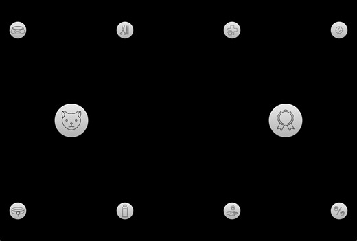 Pet UI Icons and Buttons Animation