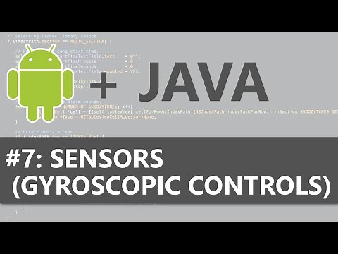 Android Studio 2D Game #7 - Sensors (Gyroscopic Controls)