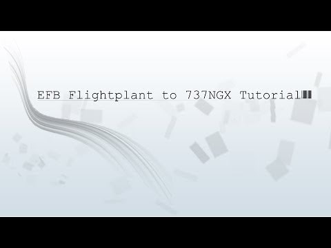 AivlaSoft EFB FlightPlan to PMDG 737NGX