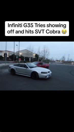 Traumatic experience :/ when your SVT cobra gets hit #fyp #foryoupage #carsoftiktok #ford