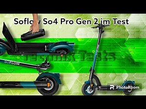 Soflow So4 Pro 2.Gen / Test / Review / E-Scooter mit Straßenzulassung / Wechselakku / 10,5 Ah