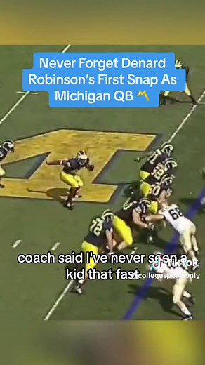 Michigan QB Denard Robinson College Highlights
