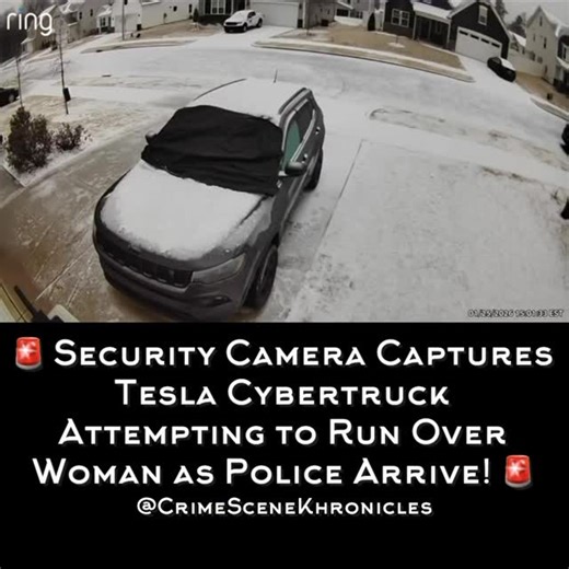 CSK on Instagram: "⚠️ Viewer discretion advised, this video contains violent and disturbing content. Please watch responsibly. A terrifying moment caught on security cameras in Garner, North Carolina, shows a man in a Tesla Cybertruck trying to run over a woman as cops arrive. The suspect crashed into a home but was eventually taken into custody. Like, share, and follow for more shocking crime videos! #ShockingCrime #CrimeCaughtOnCamera #TeslaCybertruck #PoliceChase #GarnerNC"