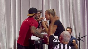 8.6K views · 125 reactions | Sarah Backman vs Matt Baez Armwrestling Supermatch 2024 #armwrestling #armwrestler #armwrestle #devon #levan #viral | The Arm Wrestlers | Facebook