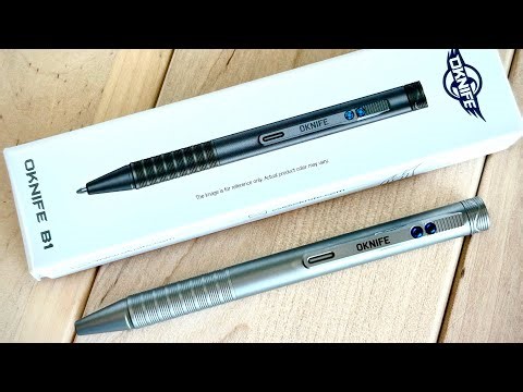 Unboxing - The NEW OKNIFE B1 Fidget Spinner Titanium Pen, from OLIGHT