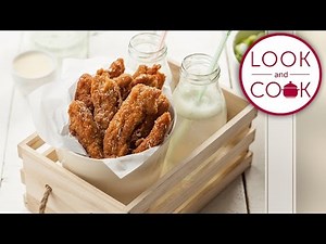 Chicken Strips Recipe - Look and Cook step by step recipes | How to cook Chicken Strips Recipe