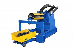 [Hot Item] Automatic Steel Coil Decoiler with Expanding Mandrel Hydraulic Decoiler Sheet Metal Decoiler