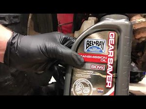 Honda 300 Fourtrax rear differential oil change