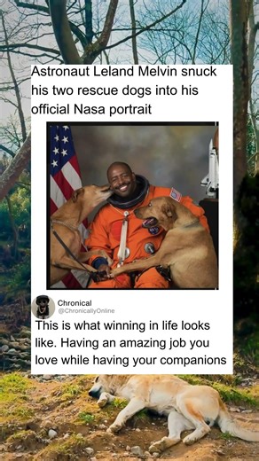 Astronaut wins in life