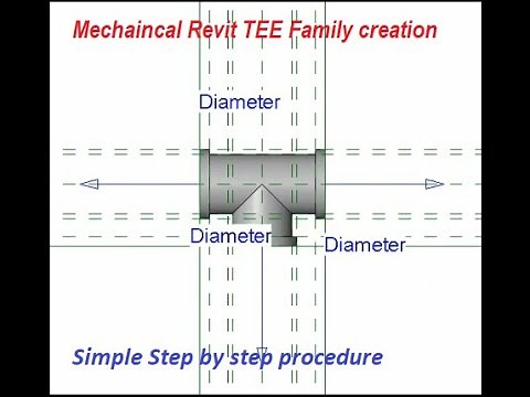 MEP Families Revit - Creating a Mechanical Tee Revit Family