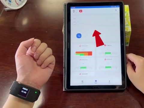 ZILM Pulse Health Wristband Usage Demonstration #pzt #piezoelectric #pulse #health #wristband