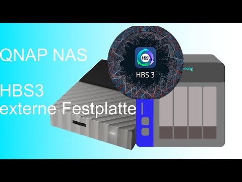HBS3 Backup to external hard drive QNAP Tutorial #4.1 German 2020