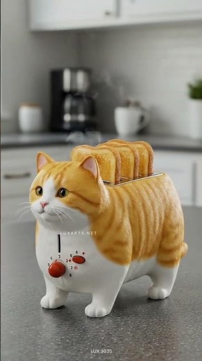 Loving these cat toaster 😱 i love this