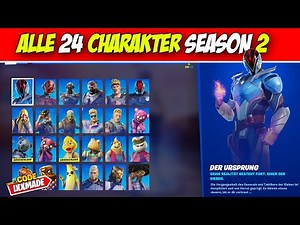 Alle 24 NPC / Bosse Season 2 Chapter 3 Fortnite