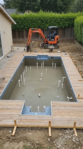 #BackyardTransformation #PoolBuild #Satisfying #Timelapse #LuxuryLiving #BeforeAfter