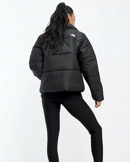THE NORTH FACE Saikuru Puffer Jacket Women Shiny Black | Asos