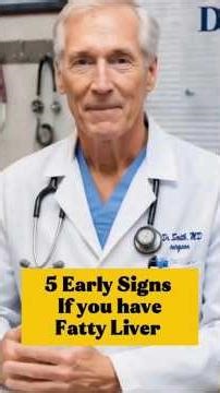 5 Early Signs if you have fatty liver #fattyliver #healthtips #liverhealth #liverdamage