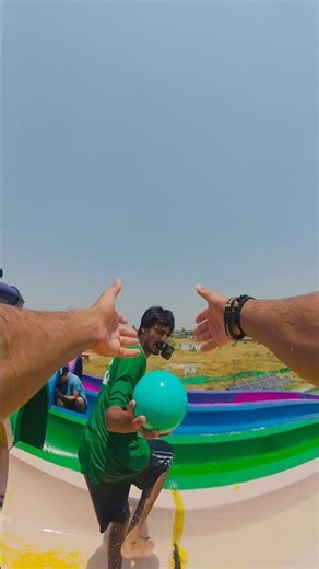POV: High-Speed Ball Snatching on Mega Slide ⚡🌊 | Crazy Water Park Fun 🔥